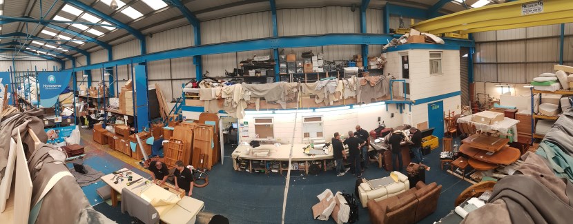 People working in our 8,000 SQ FT workshop